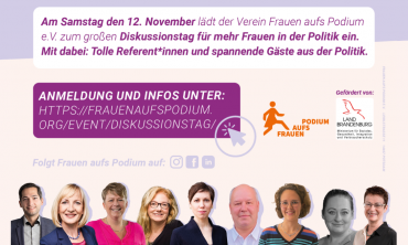 Diskussionstag für mehr Frauen in der Politik