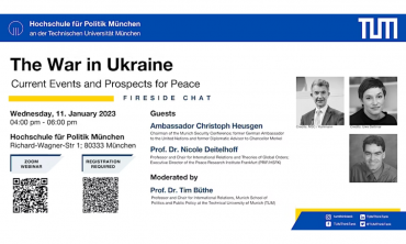 The War in Ukraine – Current Events and Prospects for Peace