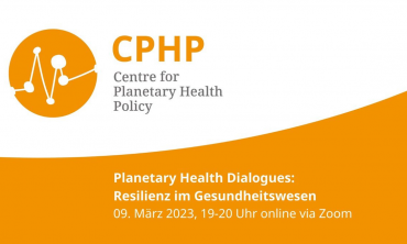 Planetary Health Dialogues: Resilienz im Gesundheitswesen