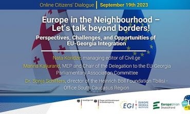 Europe in the Neighbourhood – Let’s talk beyond borders! Perspectives, Challenges, and Opportunities of EU-Georgia Integration