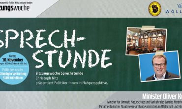 BWG sitzungswoche Sprechstunde – Minister Oliver Krischer