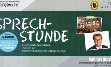 BWG sitzungswoche Sprechstunde – Reinhard Houben MdB