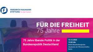 Für die Freiheit: 75 Jahre liberale Politik in der Bundesrepublik Deutschland