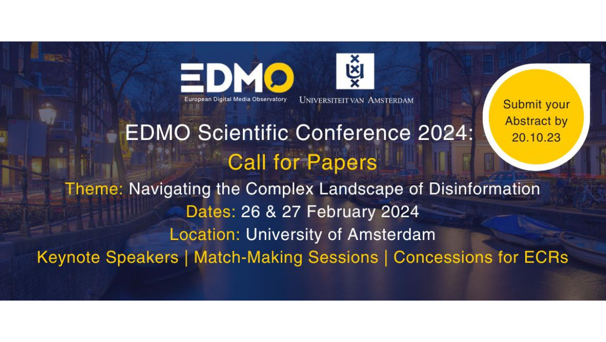 EDMO Scientific Conference 2024 – Navigating the Complex Landscape of Disinformation