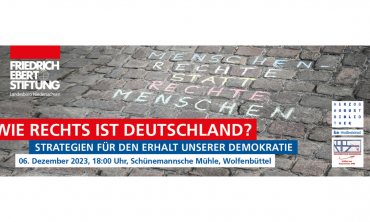 Wie rechts ist Deutschland? – Strategien für den Erhalt unserer Demokratie (mit Livestream)