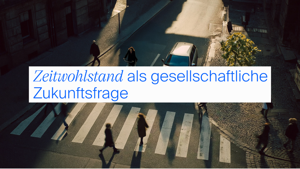 Zeitwohstand Rpoundtable von Zentrum für neue Sozialpolitik