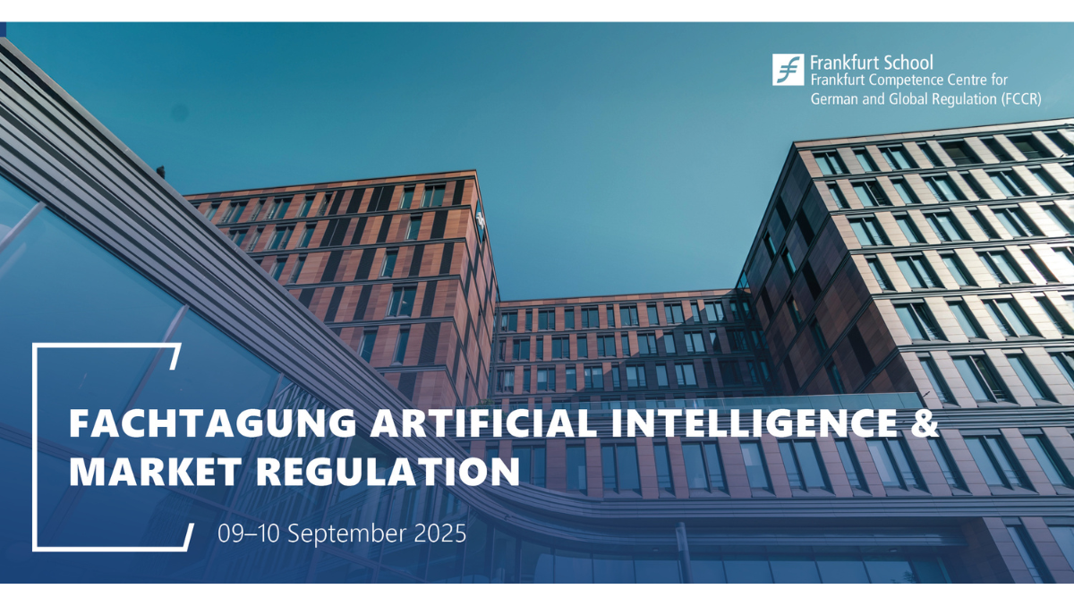 Fachtagung AI & Market regulation