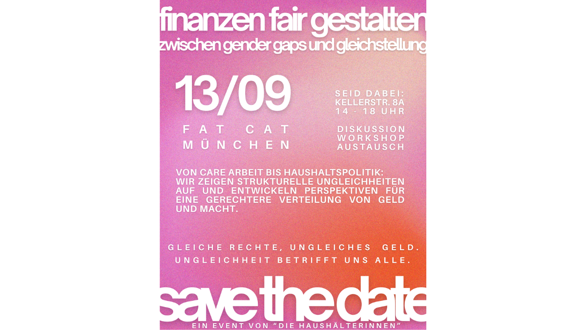 Finanzen fair gestalten