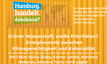 Grüner Wasserstoff, weiße Prioritäten? Energiewende zwischen Klimagerechtigkeit und Kolonialität