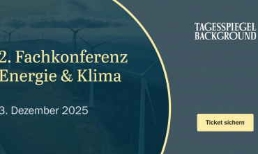 2. Fachkonferenz Energie & Klima von Tagesspiegel Background