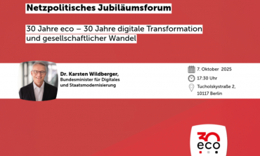Netzpolitisches Jubiläumsforum