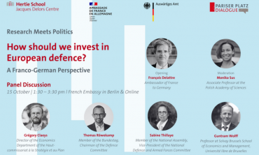Research meets politics: How should we invest in European defence? A Franco-German Perspective