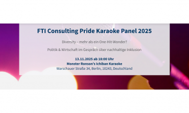 FTI Consulting Pride Karaoke Panel 2025