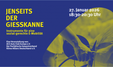 Jenseits der Gießkanne – Instrumente für eine sozial-gerechte E-Mobilität