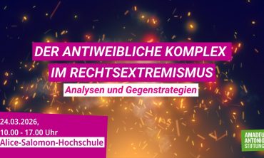Der antiweibliche Komplex im Rechtsextremismus. Analysen und Gegenstrategien