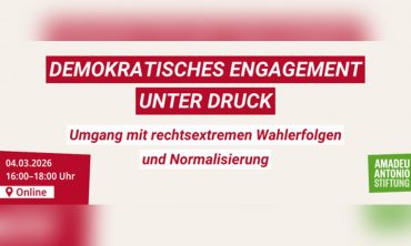AG Ländliche Räume: Umgang mit rechtsextremen Wahlerfolgen