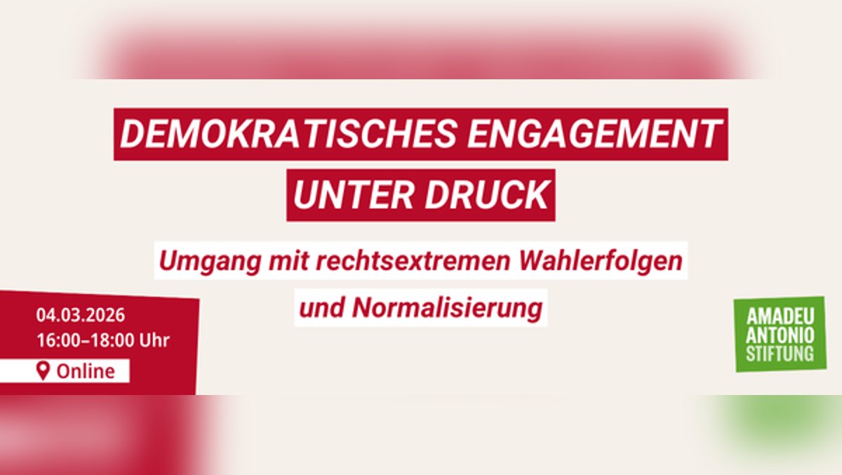 AG Ländliche Räume: Umgang mit rechtsextremen Wahlerfolgen