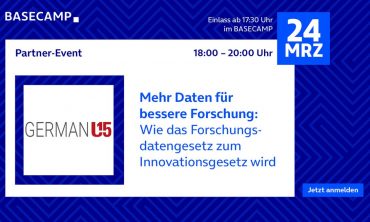 German U15: Wie das Forschungsdatengesetz zum Innovationsgesetz wird