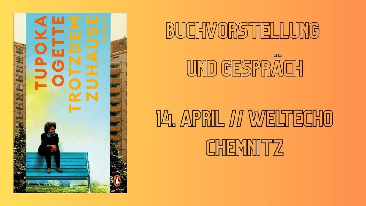 Trotzdem zuhause: Buchvorstellung und Gespräch mit Tupoka Ogette in Chemnitz