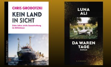 Wellen der Solidarität Vernissage „10 Jahre zivile Flotte – Eine Fotoausstellung zur Seenotrettung im Mittelmeer“ mit Lesung