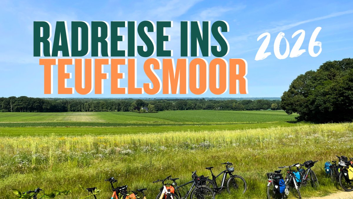 Moore & Klimaschutz 2026 Bildungsreise per Fahrrad: Klimarelevanz des Teufelsmoors