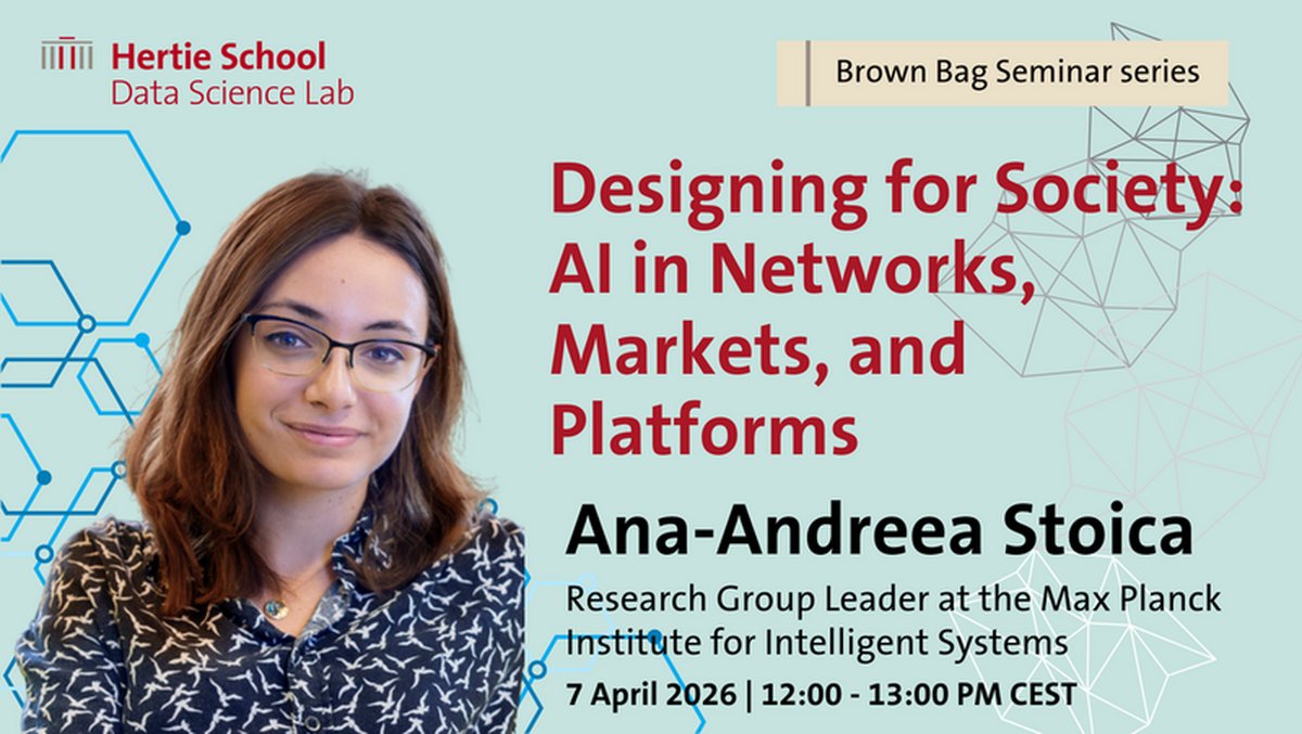 Data Science Brown Bag: Designing for Society: AI in Networks, Markets, and Platforms