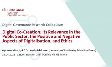 Digital Co-Creation: Its Relevance in the Public Sector, the Positive and Negative Aspects of Digitalisation, and Ethics