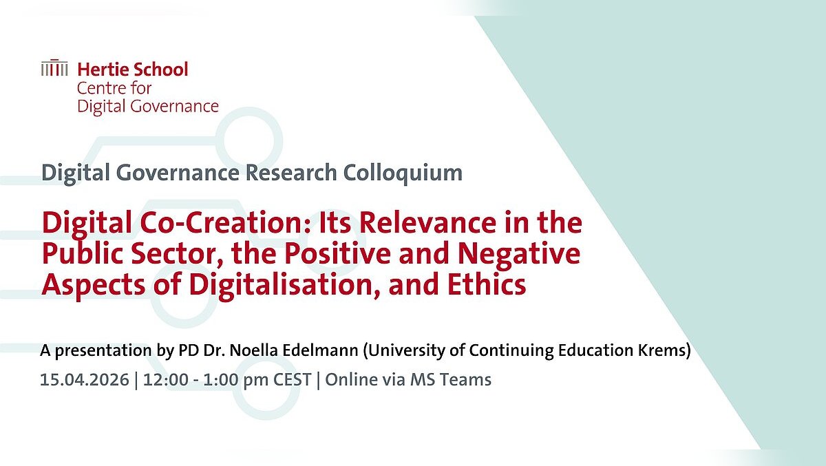 Digital Co-Creation: Its Relevance in the Public Sector, the Positive and Negative Aspects of Digitalisation, and Ethics