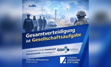 Gesamtverteidigung ist Gesellschaftsaufgabe