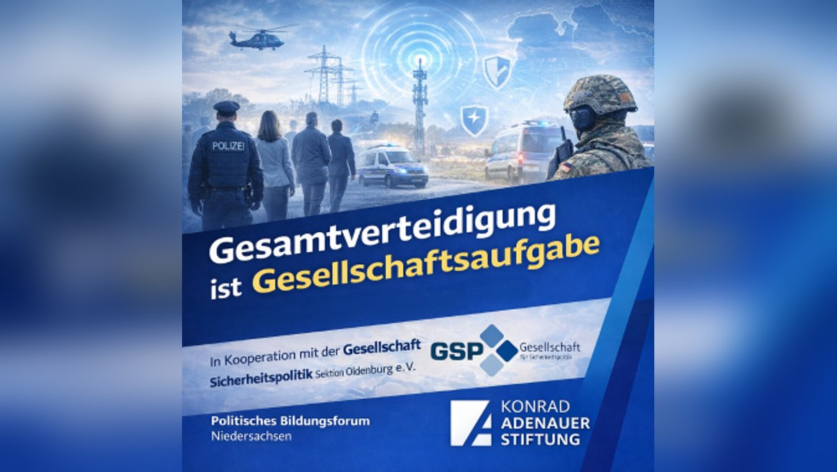 Gesamtverteidigung ist Gesellschaftsaufgabe