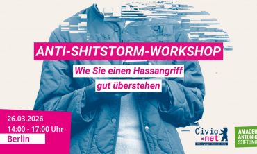 Anti-Shitstorm-Workshop: Wie Sie einen Hassangriff gut überstehen