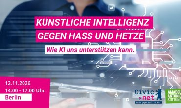Künstliche Intelligenz gegen Hass und Hetze – Wie KI uns unterstützen kann.