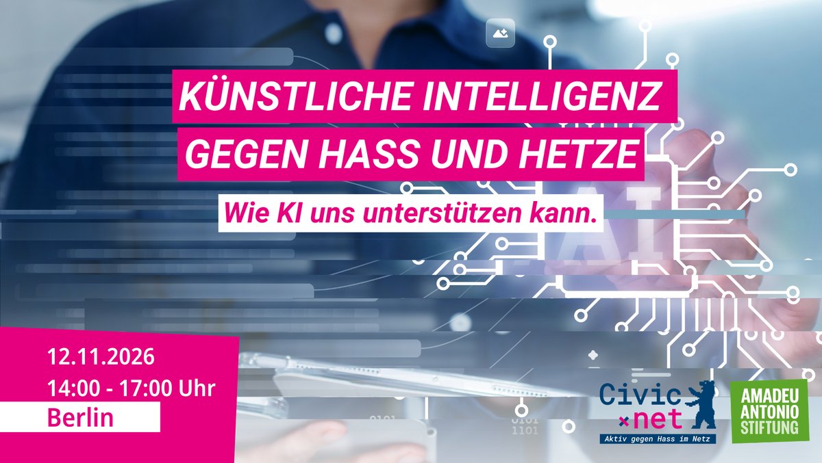 Künstliche Intelligenz gegen Hass und Hetze – Wie KI uns unterstützen kann.