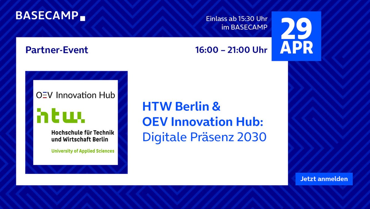HTW Berlin & OEV Innovation Hub: Digitale Präsenz 2030