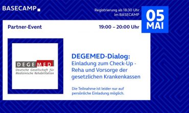DEGEMED-Dialog: Einladung zum Check-Up – Reha und Vorsorge der gesetzlichen Krankenkassen