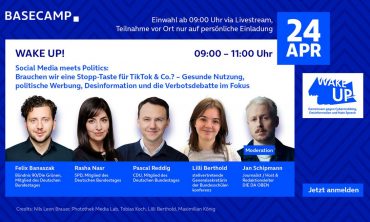 WAKE UP! Social Media meets Politics: Brauchen wir eine Stopp-Taste für TikTok & Co?