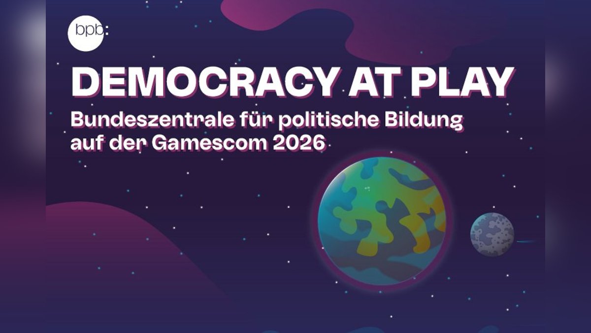 Die bpb auf der Gamescom 2026 – „Democracy at Play“ und „6 Weeks“