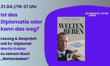 Ist das Diplomatie oder kann das weg? Lesung und Gespräch mit Martin Kobler aus seinem Buch „Weltenbeben“