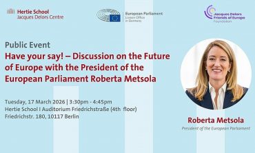 Have your say! – Discussion on the Future of Europe with the President of the European Parliament Roberta Metsola