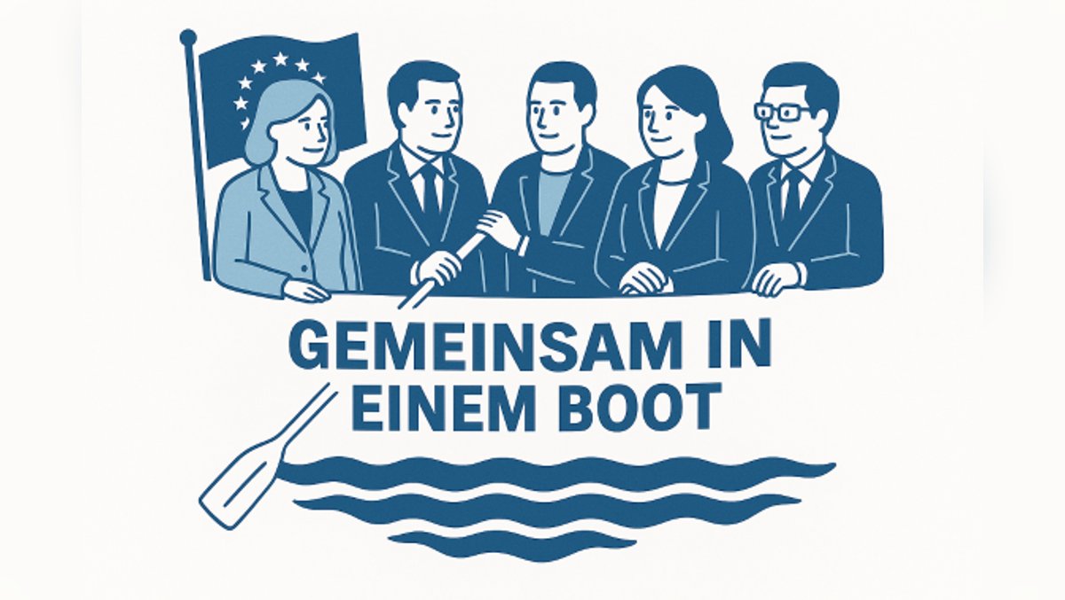 Gemeinsam in einem Boot