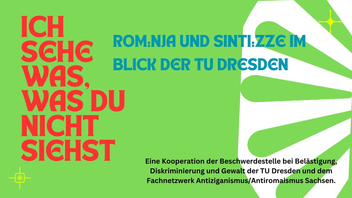 RomaSpaces – Stadtspiel auf dem Campus der TU Dresden Eine Veranstaltung des Fachnetzwerk Antiziganismus/Antiromaismus Sachsen