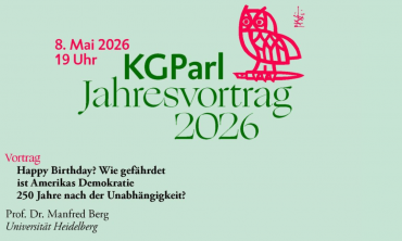 Jahresvortrag: Happy Birthday? Wie gefährdet ist Amerikas Demokratie 250 Jahre nach der Unabhängigkeit?