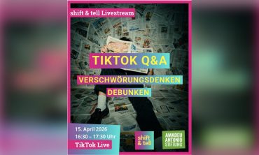Tik Tok Q&A – Livestream: Verschwörungsdenken debunken