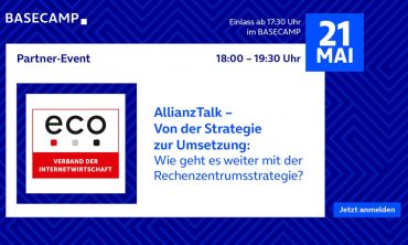 AllianzTalk – Von der Strategie zur Umsetzung: Wie geht es weiter mit der Rechenzentrumsstrategie?