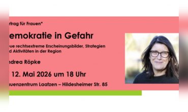Demokratie in Gefahr – Neue rechtsextreme Erscheinungsbilder, Strategien und Aktivitäten in der Region sozialpolitische Reihe des Frauenzentrum Laatzen