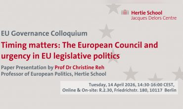 Timing matters: The European Council and urgency in EU legislative politics