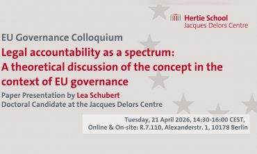Legal accountability as a spectrum: A theoretical discussion of the concept in the context of EU governance