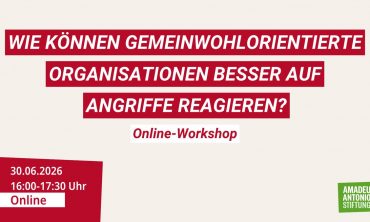 Wie können gemeinwohlorientierte Organisationen besser auf Angriffe reagieren? – Workshop zum neuen Leitfaden
