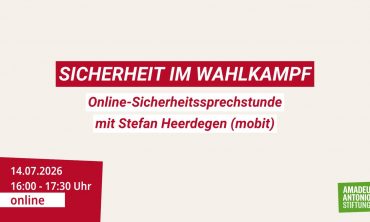 Sicherheit im Wahlkampf