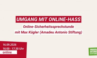 Umgang mit Online-Hass